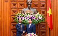 Phó Thủ tướng Vương Đình Huệ tiếp Phó Chủ tịch JICA
