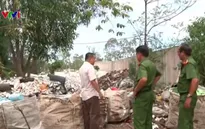 Quảng Nam: Xử lý cơ sở ép nhựa phế liệu chôn chất thải trái phép