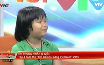 Thần đồng chơi trống Trọng Nhân không thích bị gọi là con gái