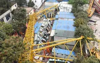 Sập cần cẩu tại Trung Quốc, 12 người thiệt mạng