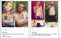 Ngưỡng mộ ông bố Mỹ chụp ảnh selfie giống con để thể hiện tình yêu