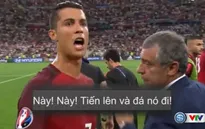 Ronaldo chứng tỏ vai trò thủ lĩnh trong loạt sút luân lưu, thúc giục đồng đội giúp BĐN vào bán kết