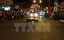 Xe tải và chạm xe máy làm 1 người tử vong, Quốc lộ 91 ùn tắc