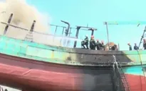 Vũng Tàu: Tàu cá cháy, 1 người nguy kịch