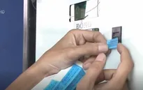 Đà Nẵng bắt đầu dán tem tại cây xăng
