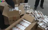 Bắt giữ gần 5.000 bao thuốc lá nhãn hiệu Double Happiness