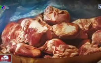 Kinh hoàng tim lợn đông lạnh siêu rẻ ở các chợ Hà Nội