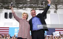 Bà  Hillary Clinton công bố ứng viên Phó Tổng thống