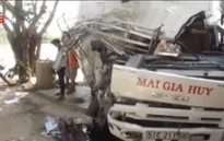 Vượt ẩu, xe đông lạnh gây tai nạn nghiêm trọng