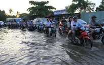Triều cường sông Đồng Nai - Sài Gòn đang lên nhanh
