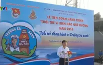 Khởi hành “Hành trình tuổi trẻ vì biển đảo quê hương năm 2016”