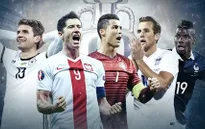 EURO 2016: Điểm danh 5 chân sút sáng giá cho danh hiệu "Vua phá lưới"
