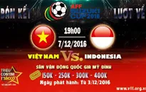 Bán kết AFF Cup 2016: Vé xem ĐTQG Việt Nam thi đấu từ 150.000 VND