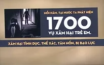 Việt Nam phát hiện 1.700 vụ xâm hại trẻ em mỗi năm