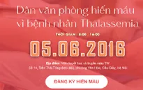 Ngày 5/6, tham gia hiến máu vì bệnh nhân Thalassemia