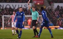 Jamie Vardy bị treo giò 3 trận