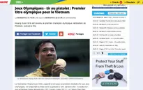 Báo nước ngoài ca ngợi tấm HCV của Hoàng Xuân Vinh