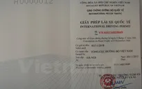 Hà Nội sẽ cấp giấy phép lái xe quốc tế từ ngày 1/3