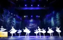 Vũ công nhí Việt Nam tham gia vở ballet "Kẹp hạt dẻ"