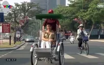 Xích lô chạy bằng năng lượng mặt trời