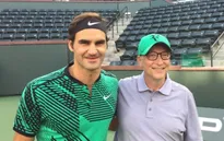 Roger Federer ra sân thi đấu cùng… tỷ phú Bill Gates