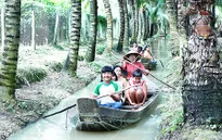 Trải nghiệm thú vị tại vườn dừa ở cù lao Tân Lộc, Cần Thơ
