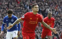 Khuất phục "hàng xóm" Everton, Liverpool soán hạng 3 của Man City