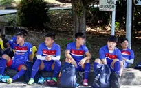 Buổi tập khó khăn của U22 Việt Nam