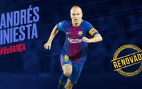 Ký hợp đồng trọn đời, Iniesta quyết cống hiến đến sức cùng lực kiệt cho Barcelona