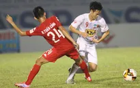 Vòng 6 V.League 2017, chiều 19/2: Than Quảng Ninh 2-1 SLNA, CLB TP Hồ Chí Minh 5-2 Long An, B. Bình Dương 0-1 HAGL