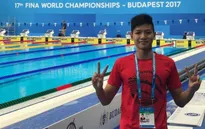 Kình ngư trẻ Việt Nam phá kỷ lục SEA Games nội dung 1500m tự do