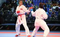 VIDEO SEA Games 29: Thu Hiền giành HCV Karatedo Kumite dưới 68 kg nữ