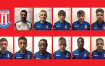 U15 VPF so tài Stoke City trong ngày khánh thành Trung tâm PVF tại Hưng Yên