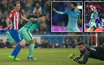 Bán kết lượt đi Cúp Nhà vua: Messi, Suarez ghi bàn, Barcelona hạ Atletico