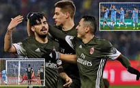 Vòng 24 Serie A: Lazio chia điểm cùng Milan trong trận cầu kịch tính