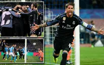 Sergio Ramos tỏa sáng, Real Madrid tái lập chiến thắng lượt đi ngay tại San Paolo