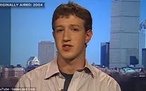 Hình ảnh "ngố tàu" của Mark Zuckerberg khi nói về start-up Facebook 13 năm trước