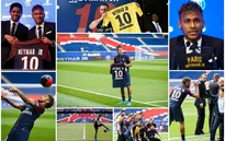CHÙM ẢNH: Neymar ra mắt Paris Saint-Germain