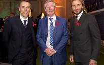 Beckham, Neville hội ngộ thầy Alex Ferguson