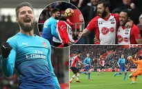 Chia điểm trước Southampton, Arsenal chưa thể tiến vào tốp 4