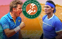 Trước trận CK Pháp mở rộng 2017, Nadal - Wawrinka: Những thống kê đáng chú ý