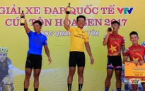 Giải xe đạp quốc tế VTV Cúp Tôn Hoa Sen 2017: Lê Văn Duẩn giành chiến thắng chặng 5