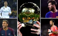 Danh sách chính thức 30 ứng viên "Quả bóng vàng 2017": Real Madrid áp đảo