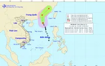 Bão số 1 cách Hong Kong (Trung Quốc) 280km về phía Đông Nam