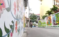 Ngỡ ngàng vẻ đẹp của đường làng bích họa