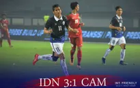 ĐT Campuchia thua ĐT Indonesia trước trận đấu gặp ĐT Việt Nam