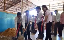 Hội người Việt tại Campuchia xây trường cho con em Việt kiều
