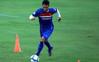 ĐT Việt Nam tập làm quen sân Mỹ Đình trước trận đấu với ĐT Afghanistan