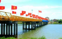 Hình ảnh cây cầu Hiền Lương xưa và nay