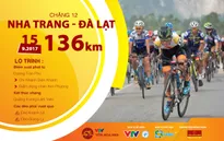 Lộ trình chặng 12 giải xe đạp quốc tế VTV Cúp Tôn Hoa Sen 2017